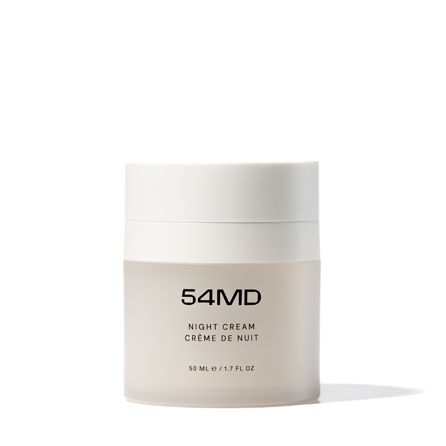 54MD Night Cream hero image on a white background